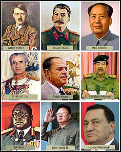 A group of men who never violated anyone's human rights, according to the Nation-State Model.